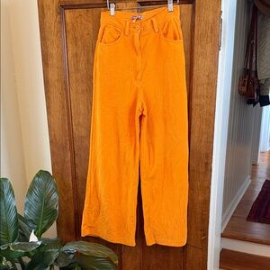 Urban Outfitters Orange Corduroy Trousers